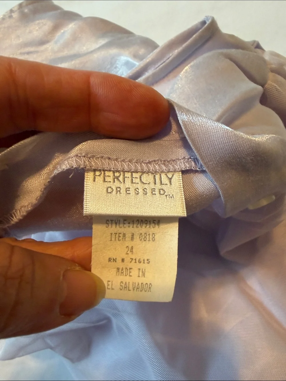 Perfectly Dressed Girls Size 24 Months Lilac Sleeveless Dress